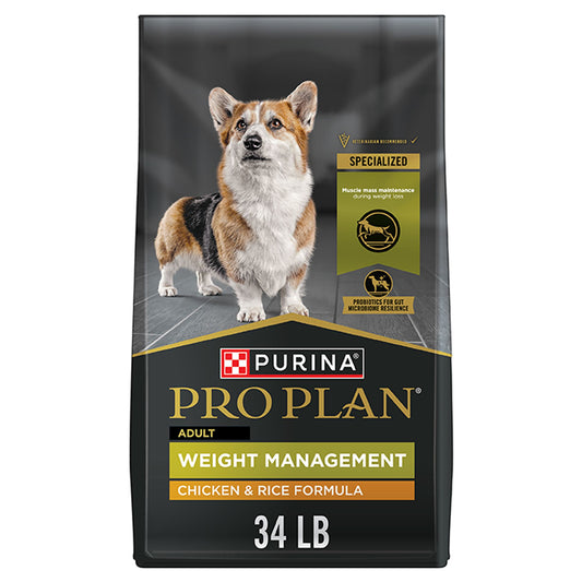 Purina Pro Plan Weight Management Adult Dry Dog Food - Chicken & Rice 6 Lb