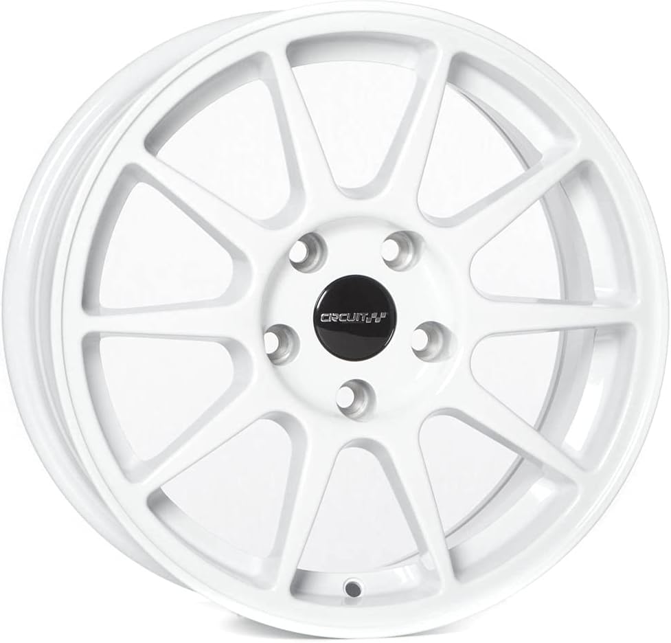 Circuit Performance CP23 16×7 Gloss White 5×114.3 [+35mm] Wheels JDM Type R Style