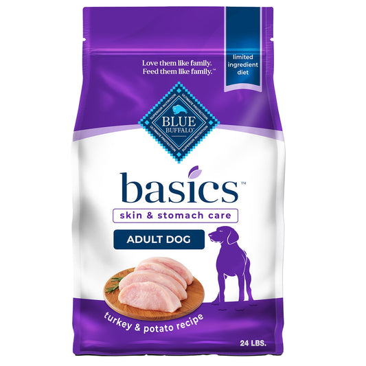 Blue Buffalo® Basics&trade; Skin & Stomach Care Adult Dog Dry Food - Turkey & Potato