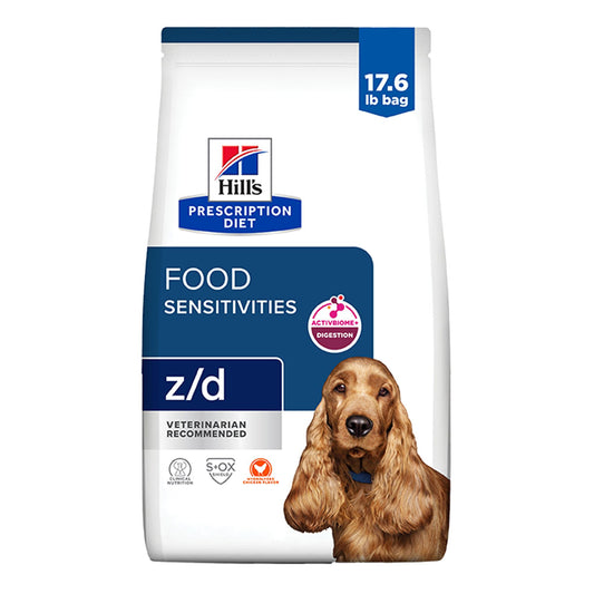 Hill's® Prescription Diet® z/d Skin/Food Sensitivities Adult Dog Food - Original 17.6 Lb