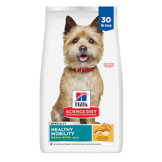 Hill's® Science Diet® Healthy Mobility Small Bites Adult Dry Dog Food - Chicken, Brown Rice & Barley 15.5 Lb