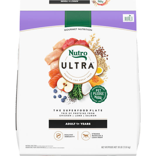 NUTRO ULTRA&trade; Adult Dry Dog Food - Chicken, Lamb, Salmon 4 Lb