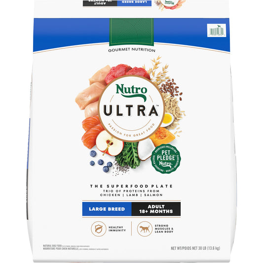 NUTRO ULTRA&trade; Large Breed Adult Dry Dog Food - Chicken, Lamb, Salmon 13 Lb