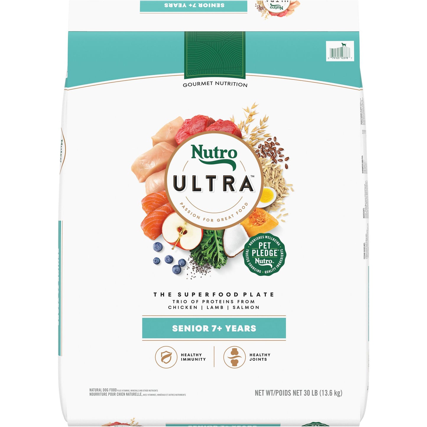 NUTRO ULTRA&trade; Senior Dry Dog Food - Chicken, Lamb, Salmon 13 Lb