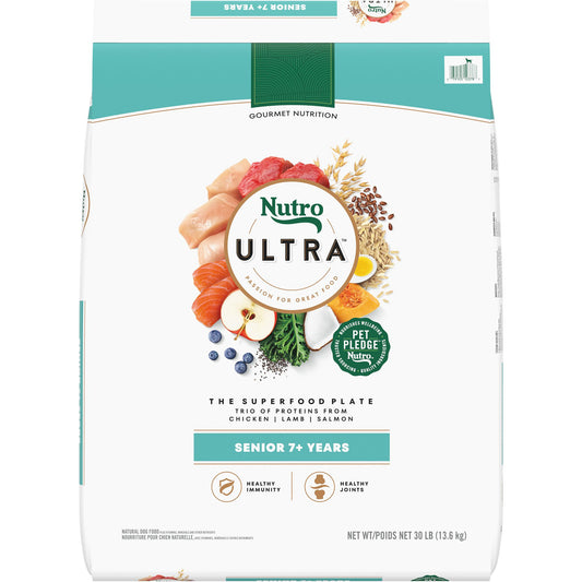 NUTRO ULTRA&trade; Senior Dry Dog Food - Chicken, Lamb, Salmon 13 Lb