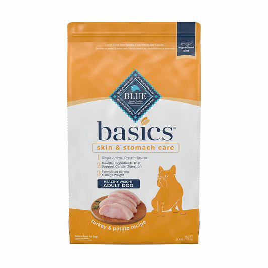 Blue Buffalo® Basics&trade; Skin & Stomach Care Healthy Weight Adult Dry Dog Food - Turkey & Potato