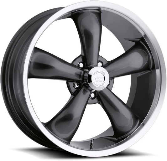 VISION WHEEL - 142 legend - 17 Inch Rim x 7 - (5x120/5x4.75) Offset (0) Wheel Finish - gunmetal machined lip