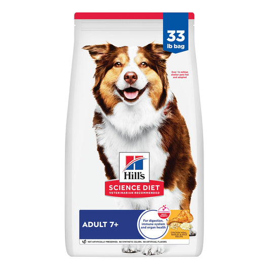 Hill's® Science Diet® Senior 7+ Dry Dog Food - Chicken, Barley & Brown Rice 5 Lb