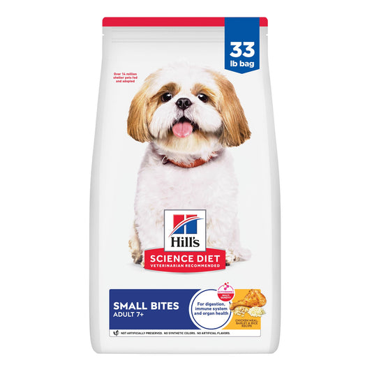 Hill's® Science Diet® Small Bites Senior 7+ Dry Dog Food - Chicken Recipe 5 Lb