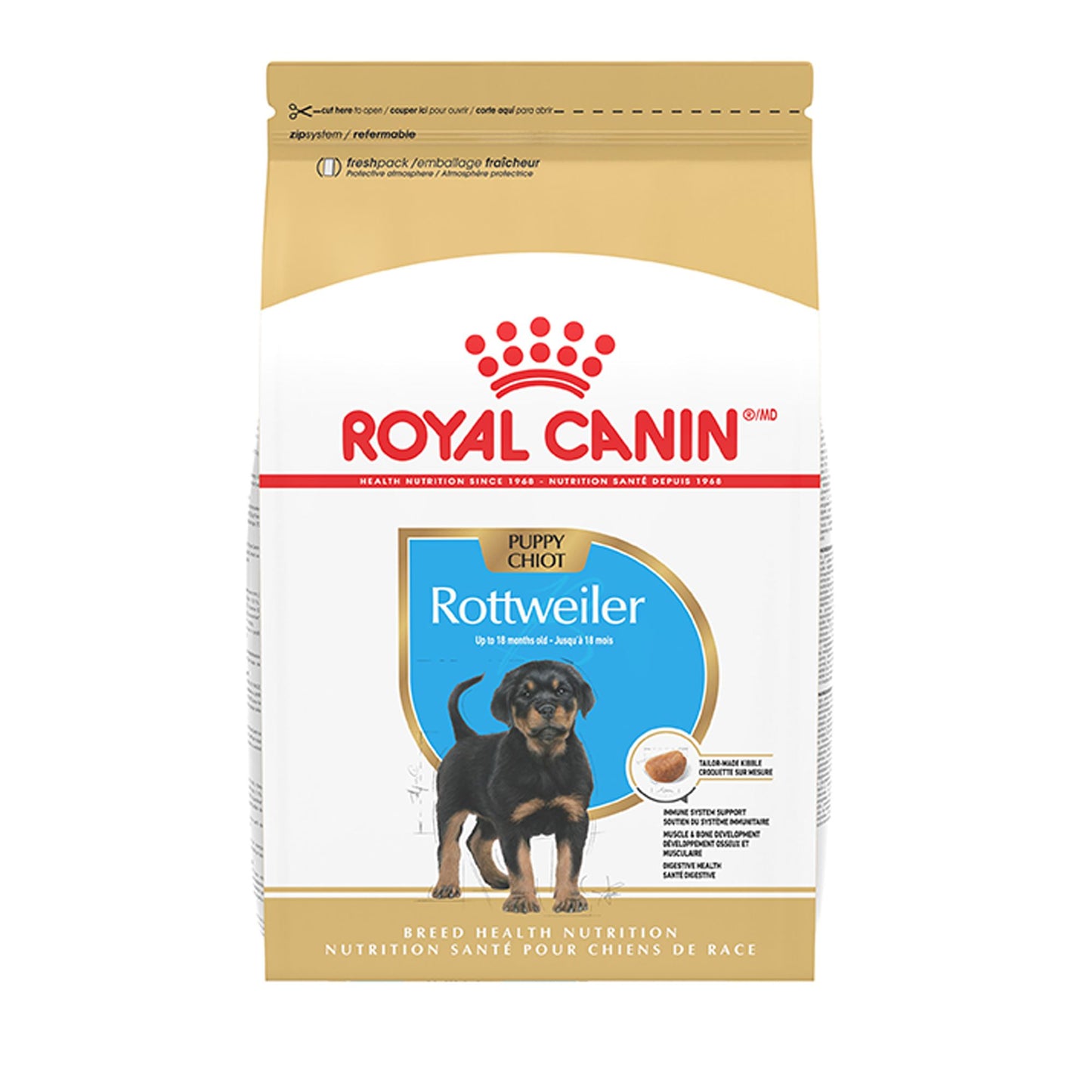 Royal Canin® Breed Health Nutrition® Rottweiler Breed Specific Puppy Dog Dry Food - 30 lb