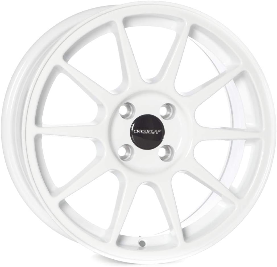 Circuit Performance CP23 16×7 Gloss White 4×100 [+35mm] Wheels JDM Type R Style compatible with Honda Civic, Acura Integra, Mazda Miata