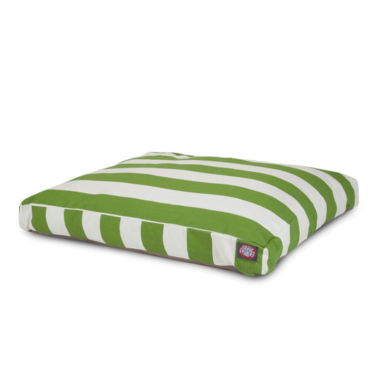 Majestic Pet Vertical Strip Rectangle Indoor & Outdoor Dog Bed 50"L x 42"W x 5"H