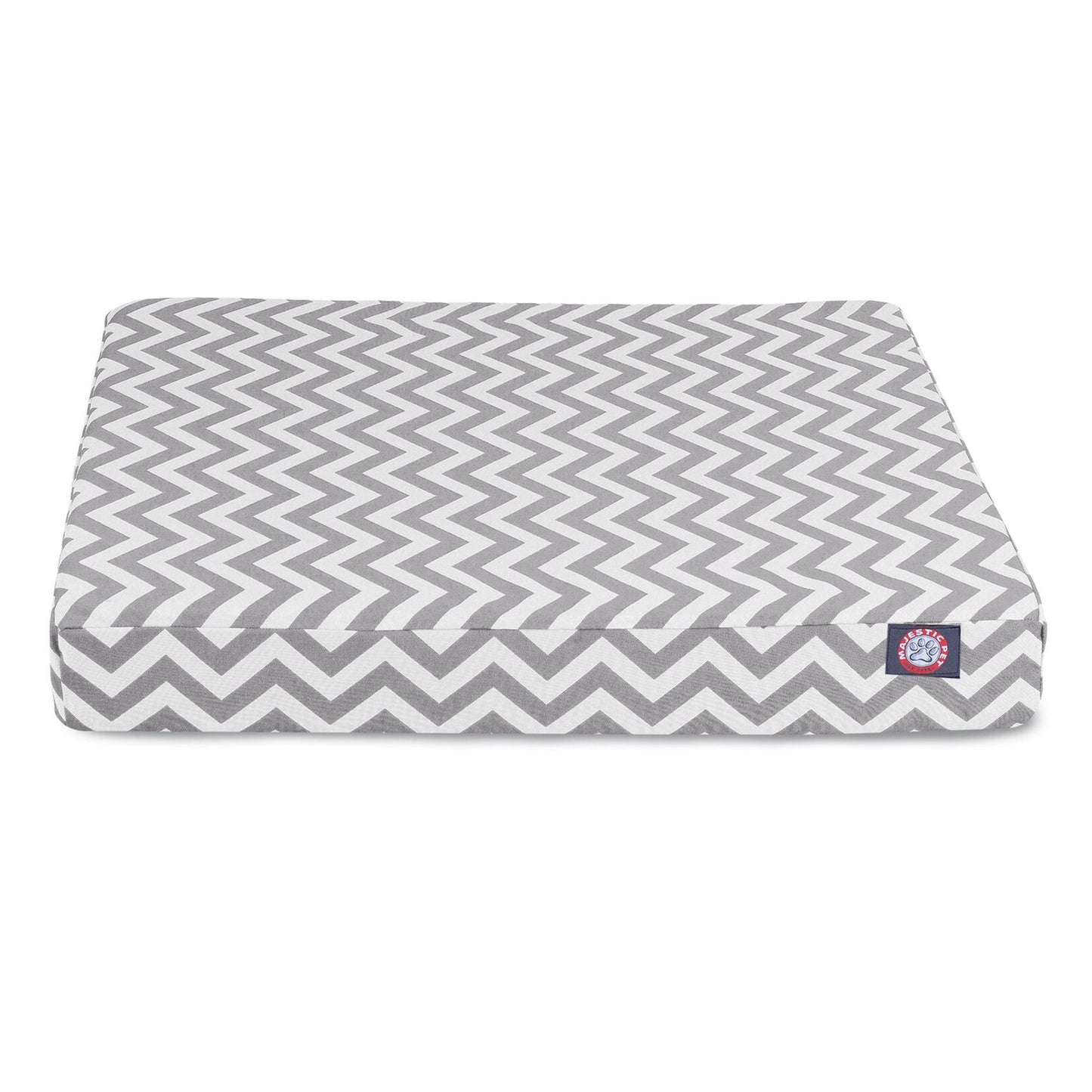 Majestic Pet Zig Zag Rectangle Indoor & Outdoor Dog Bed 36"L x 29"W x 4"H