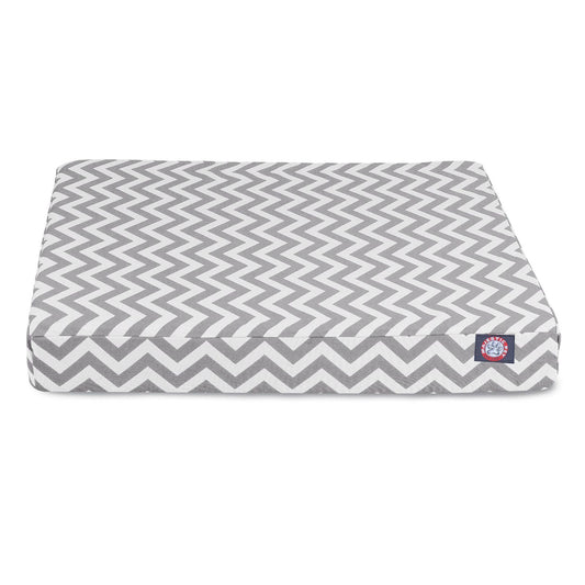 Majestic Pet Zig Zag Rectangle Indoor & Outdoor Dog Bed 36"L x 29"W x 4"H
