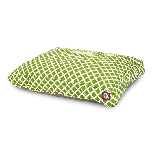 Majestic Pet Bamboo Round Indoor & Outdoor Dog Bed 39"L x 29"W x 4"H