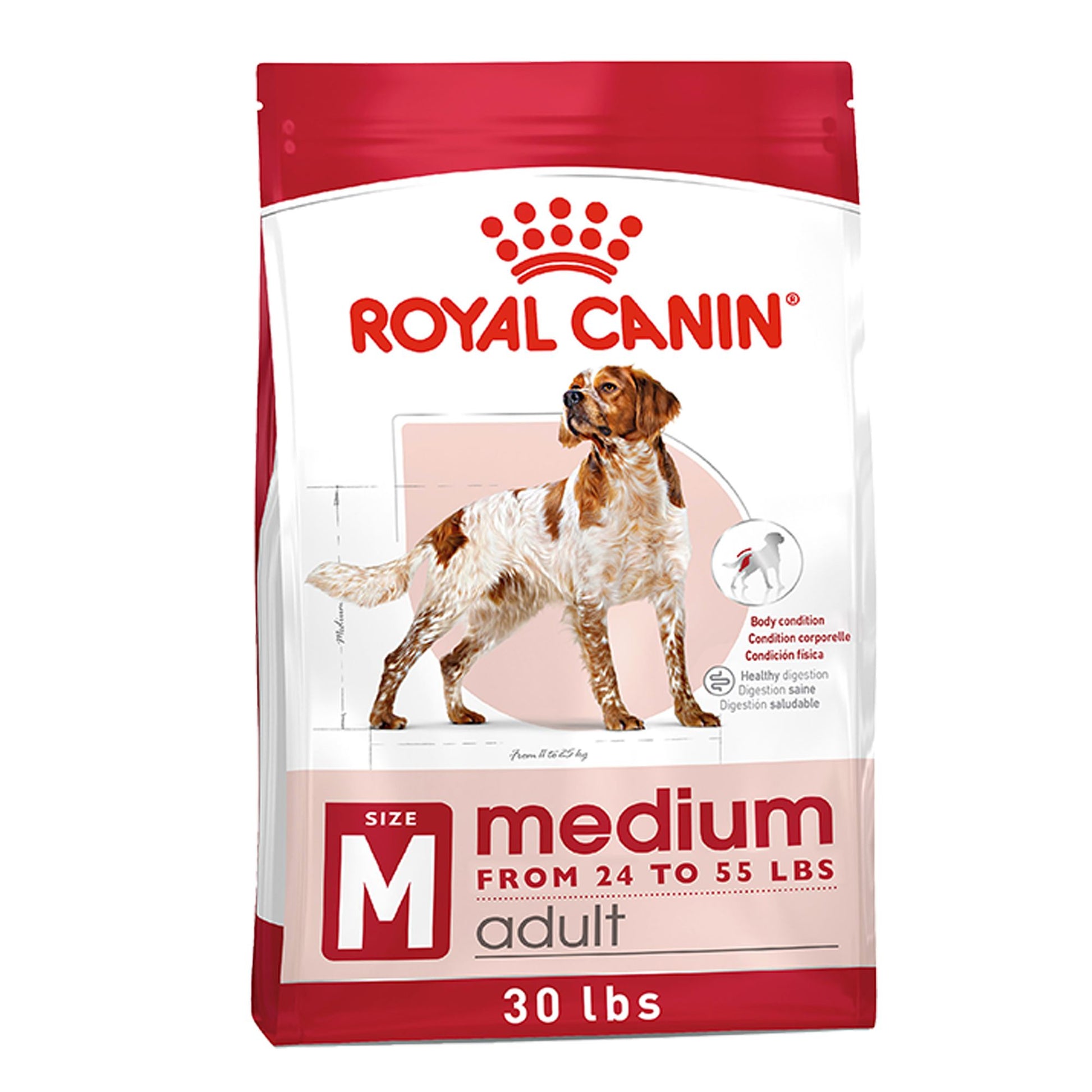 Royal Canin Size Health Nutrition Medium Breed Adult Dry Dog Food 17 Lb