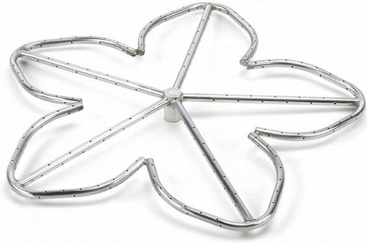 HPC Fire Penta Fire Pit Burner (PENTA18-NG), 18-Inch, Stainless Steel, Natural Gas