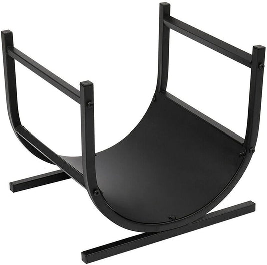 Heavy Duty Outdoor Firewood Rack Set With Tools, Steel Storage Stand For Indoor & Outdoor Fireplace, Metal Log Holder