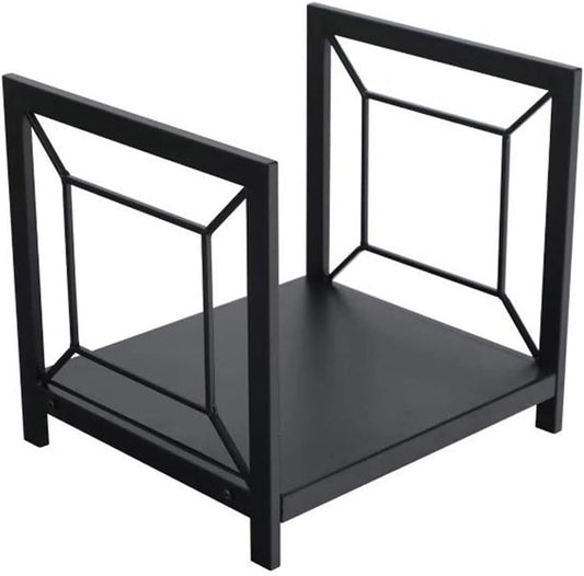 Firewood Rack Fireplace Log Holder Indoor and Outdoor Fireplace Firewood Storage Box Metal Firewood Rack Heavy Duty Holder Log Rack Log Rack,