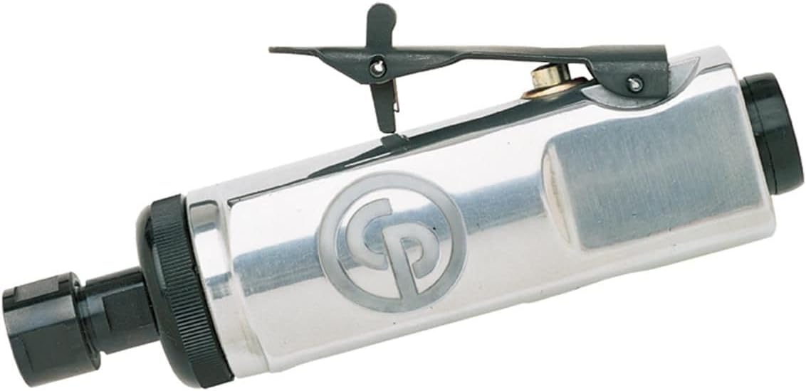 Chicago Pneumatic CP860 - Air Die Grinder Tool, Welder, Woodworking, Automotive Car Detailing, Stainless Steel Polisher, Heavy Duty, Straight, 1\/4 Inch (6 mm), 0.54 HP \/ 400 W - 24000 RPM