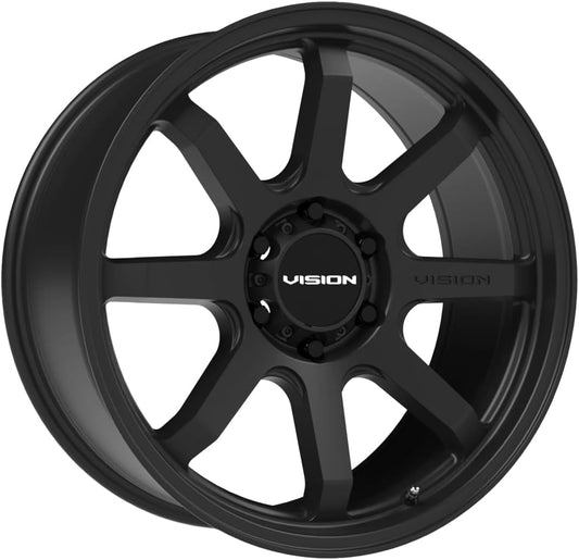 Vision 351 FLOW Custom Wheel - 16x8, 0 Offset, 6x139.7 Bolt Pattern, 110mm Hub - Satin Black Rim