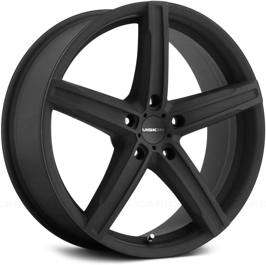 Vision 469 Boost 16x7 5x100 +38mm Satin Black Wheel Rim 16" Inch
