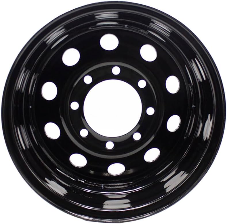 Black 16x6 Tralier Rim Wheel 8 Lug Holes On 6.5 8x6.5 16 inch 16 X 8 x 6.5 Bolt Circle Steel Equipment Trailer Rim Wheel