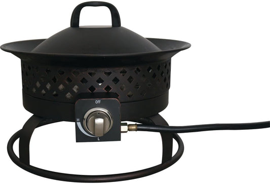 Solara Steel Gas Firebowl