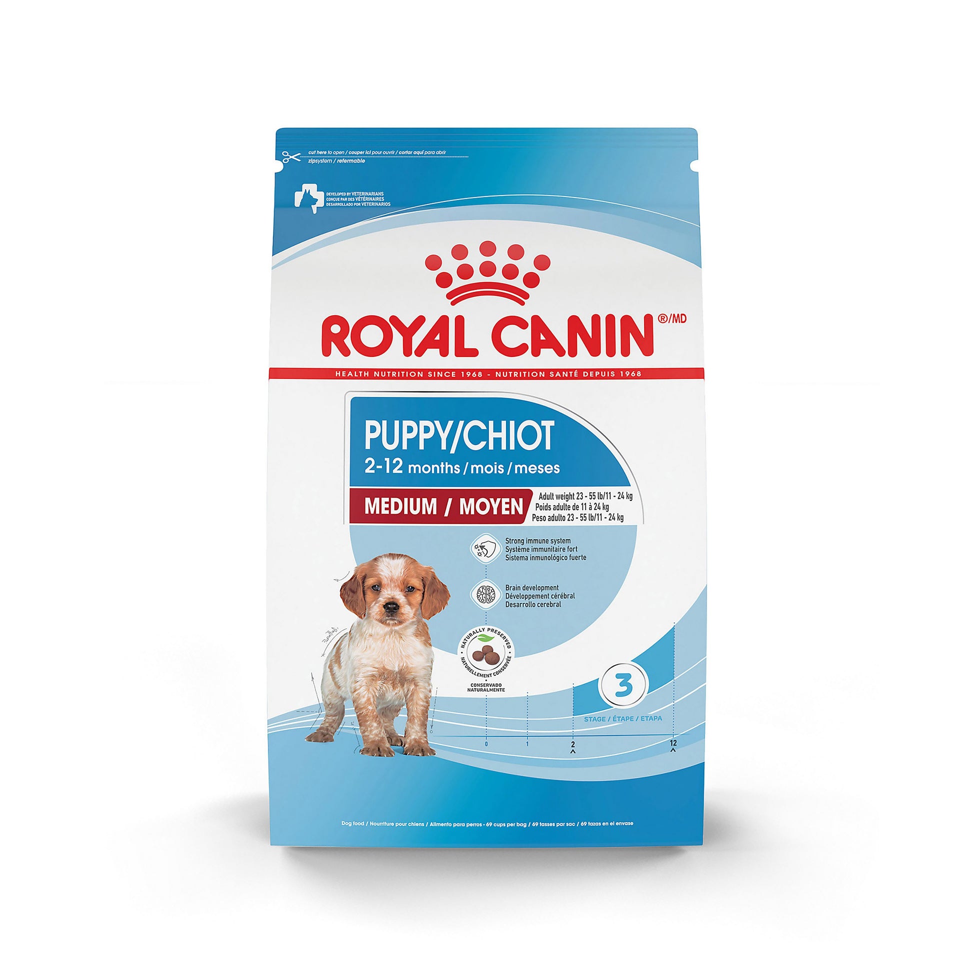 Royal Canin Size Health Nutrition Medium Breed Puppy Dog Dry Food 30 Lb