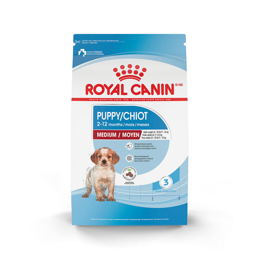 Royal Canin Size Health Nutrition Medium Breed Puppy Dog Dry Food 30 Lb