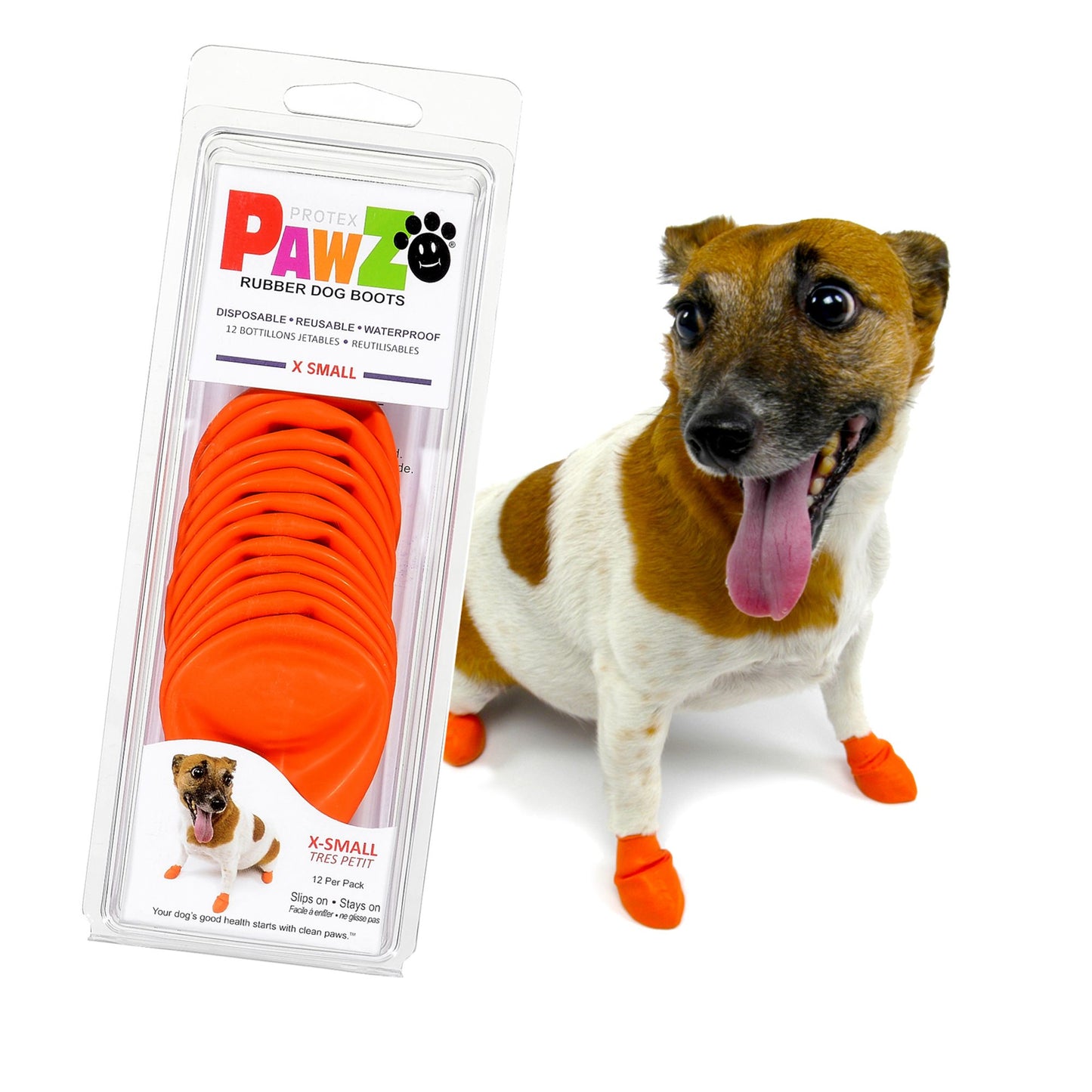 PawZ® Rubber Dog Boots Large