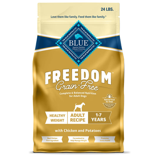 Blue Buffalo® Freedom&trade; Healthy Weight Adult Dog Dry Food - Grain Free, Chicken & Potatoes