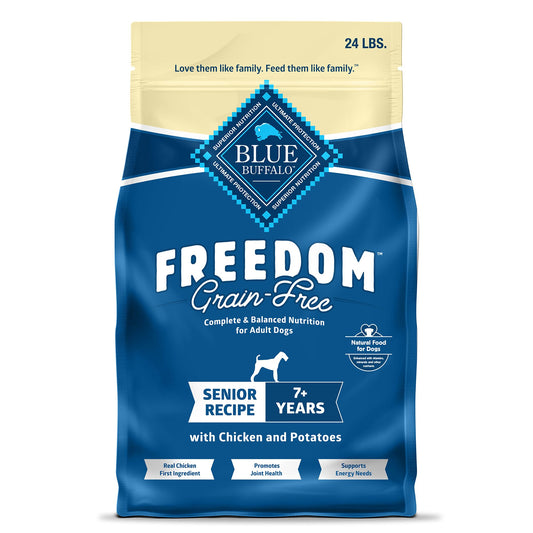 Blue Buffalo® Freedom&trade; Senior 7+ Dry Dog Food - Grain Free, Chicken & Potatoes