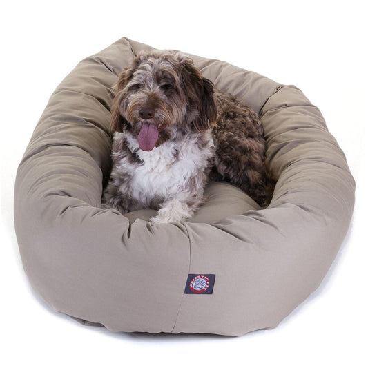 Majestic Pet Bagel Dog Bed 24"L x 19"W x 7"H