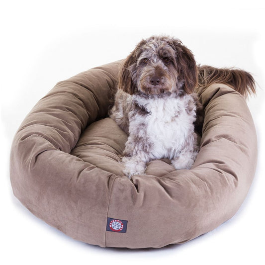 Majestic Pet Products Bagel Dog Bed 32"L x 23"W x 7"H