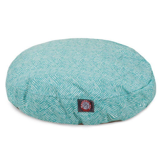 Majestic Pet Navajo Round Indoor & Outdoor Dog Bed 42"L x 42"W x 5"H