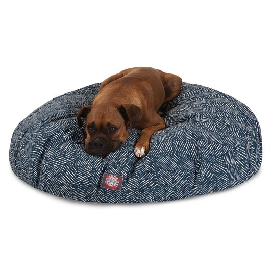Majestic Pet Navajo Round Indoor & Outdoor Dog Bed 30"L x 30"W x 4"H