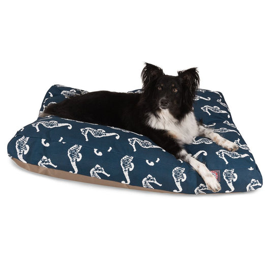 Majestic Pet Seahorse Rectangle Dog Bed 50"L x 42"W x 5"H