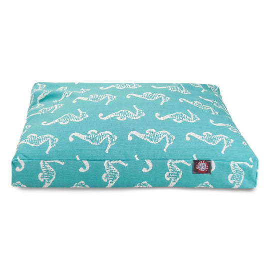 Majestic Pet Seahorse Rectangle Dog Bed 44"L x 36"W x 5"H