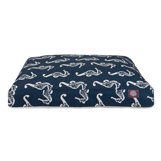 Majestic Pet Seahorse Rectangle Dog Bed 36"L x 29"W x 4"H