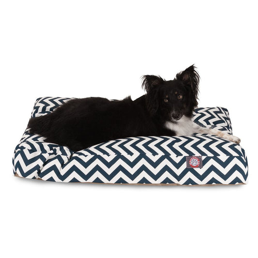 Majestic Pet Chevron Rectangle Indoor & Outdoor Dog Bed 50"L x 42"W x 5"H