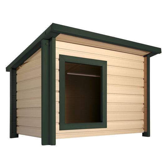 New Age Pet® ECOFLEX® Rustic Lodge Dog House 38.4"L x 46.4"W x 37.5"