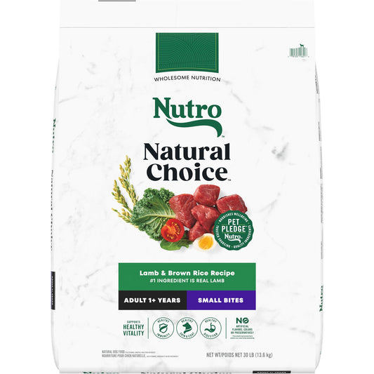 Nutro Natural Choice&trade; Small Bites Adult Dry Dog Food - Lamb & Brown Rice 5 Lb