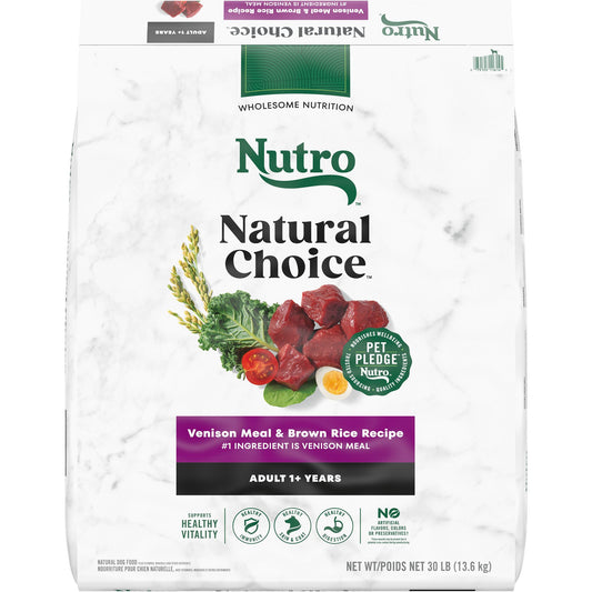 Nutro Natural Choice&trade; Adult Dry Dog Food - Venison Meal & Brown Rice