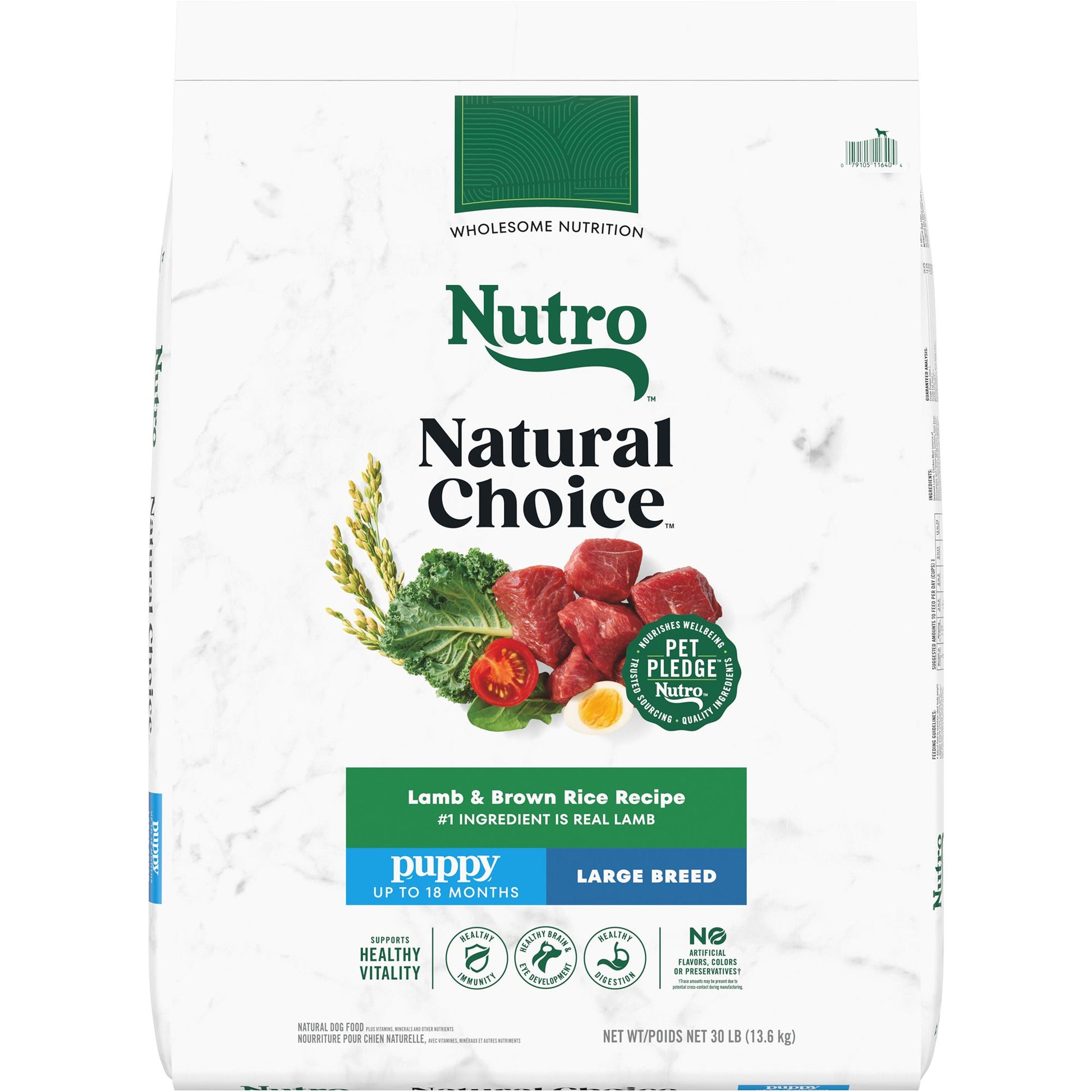 Nutro Natural Choice&trade; Large Breed Puppy Dry Dog Food - Lamb & Brown Rice