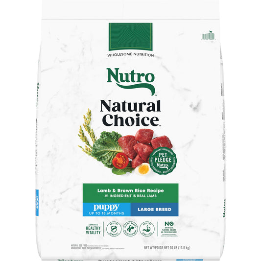 Nutro Natural Choice&trade; Large Breed Puppy Dry Dog Food - Lamb & Brown Rice