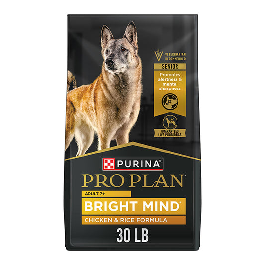 Purina Pro Plan Senior Dry Dog Food, Bright Mind - Chicken & Rice
