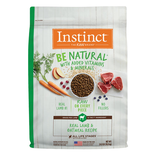 Instinct® Be Natural &trade; All Life Stages Dry Dog Food - Lamb & Oatmeal 4.5 Lb