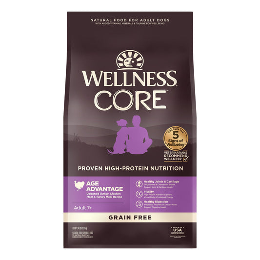 Wellness® CORE® Senior Dry Dog Food - Natural, Grain Free 4 Lb