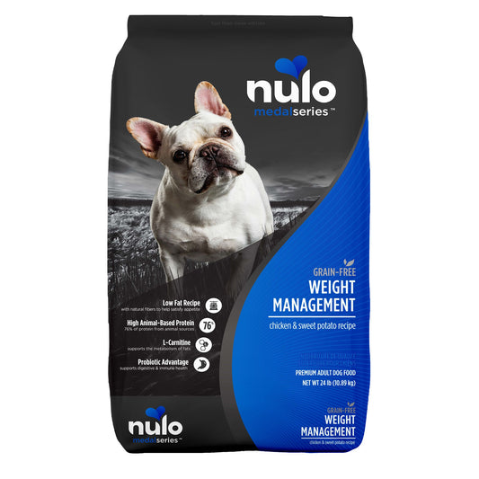 Nulo MedalSeries Weight Management Adult Dry Dog Food - Low Fat, Chicken 4.5 Lb